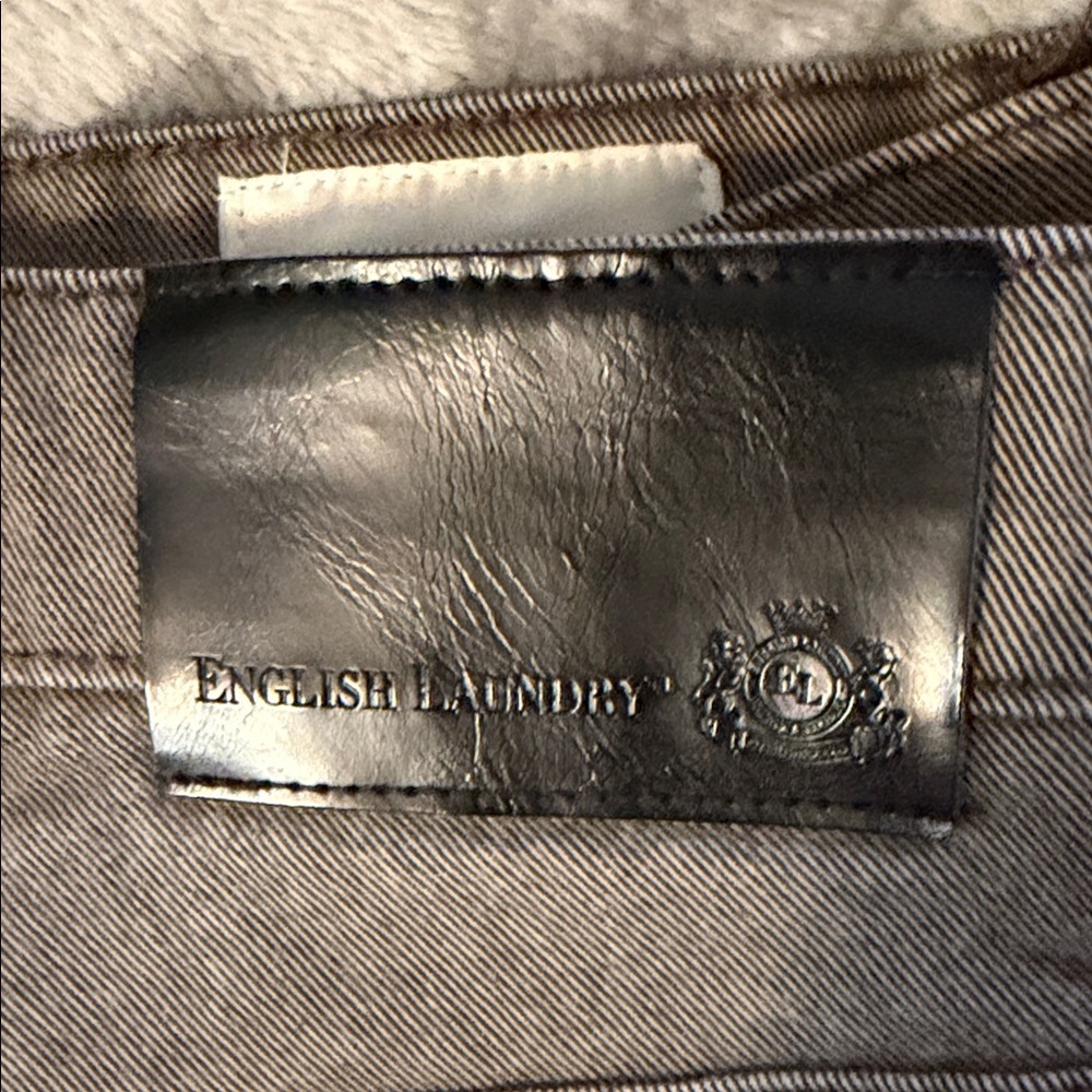 English Laundry 40x32 grey/brown jeans stretch NWOT